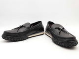 Louis Vuitton Eclipse Racer Moccasin Loafers Black Size 12 Aa0726lrzsa