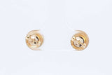 Approx. 0.88ctw Diamond Stud Screwback Earrings 10k Yellow Gold 1.6g Eb1224owxdu