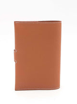 Hermes R.m.s Tan Calfskin Passport Holder Fw1224wxzsa