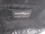 Salvatore Ferragamo Gancini Flap Clutch Black Aa0826orzsa