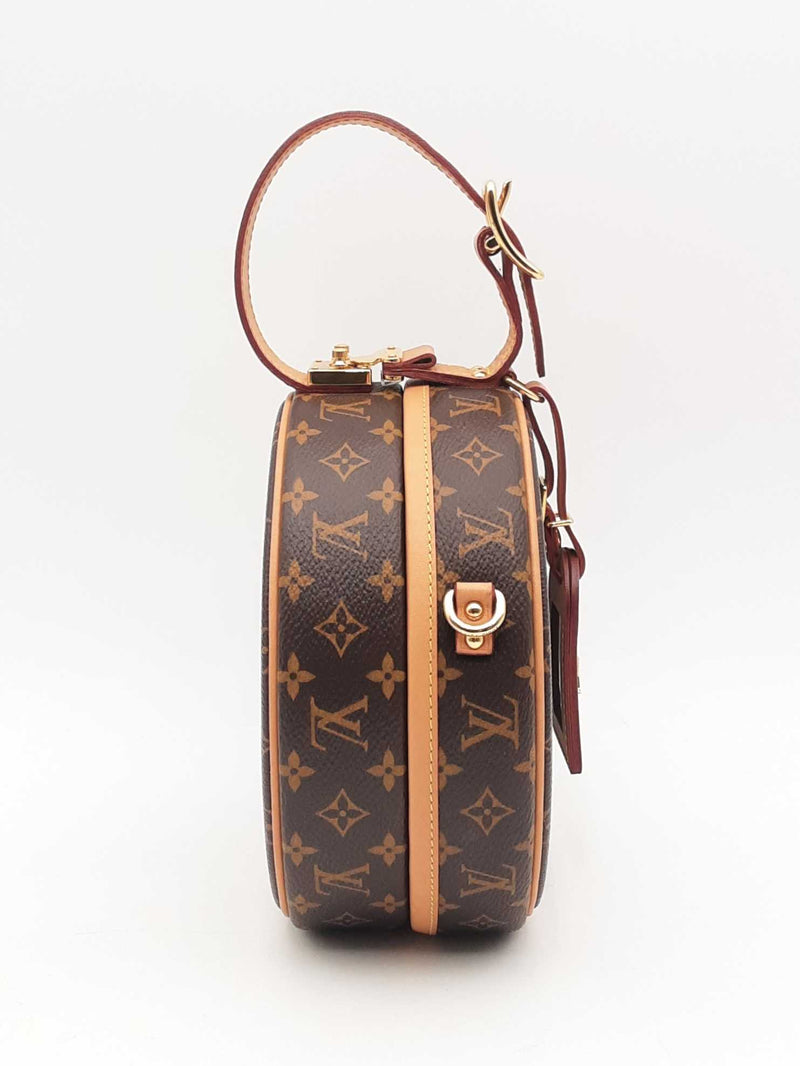 Louis Vuitton Petite Boîte Chapeau Monogram Coated Canvas Handbag Fw1224loxzsa