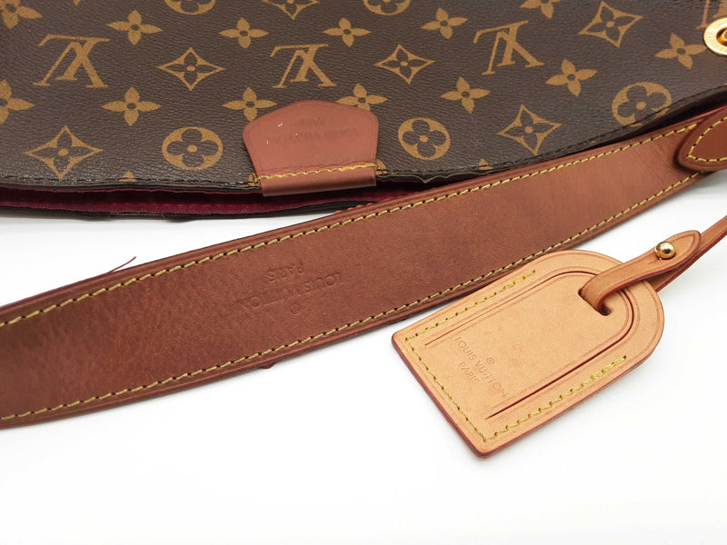Louis Vuitton Graceful Brown Monogram Coated Canvas Tote Bag Do0525lxzxde