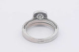 1.62cttw Diamond Ring In 18k White Gold 5.8 Grams Size 5.5 Eb0925exzsa