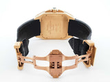 Santos De Cartier 100 Chronograph 10.06 Cttw Diamond & 18k Yellow Gold 41mm Automatic Watch 239 Grams Fw0825rxzxdu