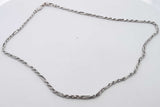 14k White Gold Rope Chain 10.6 Grams 16 Inch Eb0524rxzsa