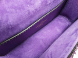 Valentino Garavani Loco Purple Sequin Shoulder Bag Do0724lxzxde