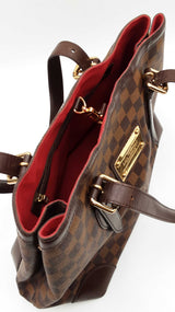 Louis Vuitton Hampstead Mm Bag In Damier Ebene Coated Canvas Fw0626irxdu