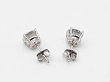 Approx 2.0 Ctw Lab Grown Diamonds 14k Wg 1.4g Stud Earrings Do0724wxzdu