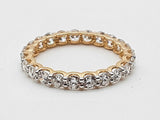 1.61 Cttw Lab Grown Diamonds 14k Two Tone Gold 1.41g Ring Size 6 Do0726pxzde