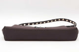 Salvatore Ferragamo Rhinestone Embellished Gray Shoulder Bag Eb1026wrxde