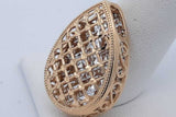 14k Yellow Gold Pear Shaped Pendant 5.4 Grams Eb0426wxzde