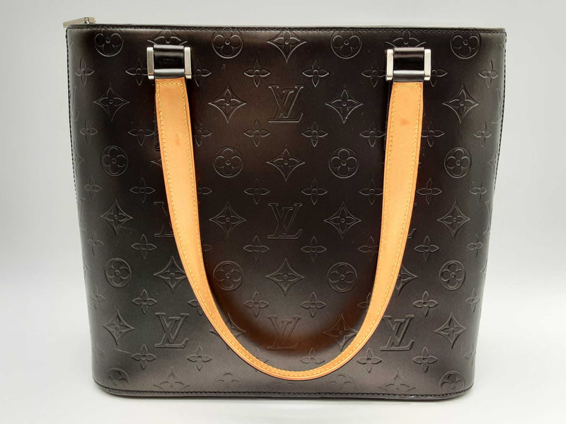 Louis Vuitton Stockton Gray Monogram Matte Leather Shoulder Bag Do1224prxde