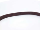Salvatore Ferragamo Double Gancini Silver-tone & Leather Bracelet 7.5 Inch Fw0926ezdu