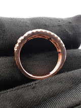 1.02 Cttw Diamond Anniversary Band In 10k Rose Gold 3.9 Gram Size 6 Fw0626pxzdu