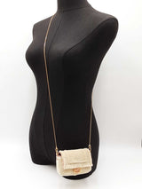 Fendi Nano Baguette Mink Crossbody Bag & Charm Fw0225loxzdu