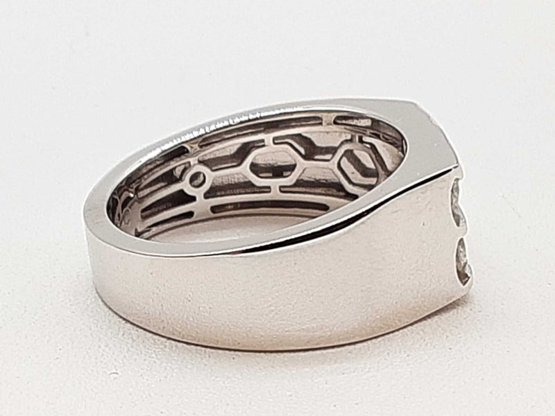 0.95 Cttw Lab Grown Diamonds 7.4g 10k White Gold 7.4g Ring Size 10 Do0525pcrde