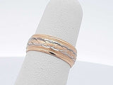 14k Yellow Gold 3.2 Grams Wedding Band Size 5 Aalczsa
