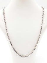 14k White Gold Ball-hinge Chevron-link Chain 38.5 Grams 23 Inch Fw0526owxzdu