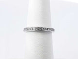 Tiffany & Co. Diamond & 95% Platinum Wedding Ring 3.7 Grams Size 5.5 Fw0226wrxdu