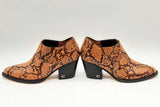 Coach Perri Snake Print Ankle Boots Size 6.5 C Eb0924oxde