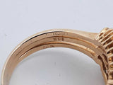0.48cttw Diamond Ring In 14k Yellow Gold 6.2 Grams Size 7.5 Eb0426iorsa