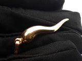 18k Yellow Gold Cornicello Italian Horn Pendant 2.7 Grams Fw0826wxzdu