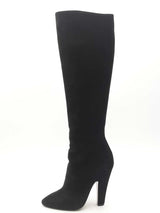 Saint Laurent Black Suede Knee High Boots Size 36 Eb0126orxsa