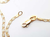 14k Yellow Gold Diamond Cut Mariner Chain 18in 4.8g Do1024oxzde 144020023241