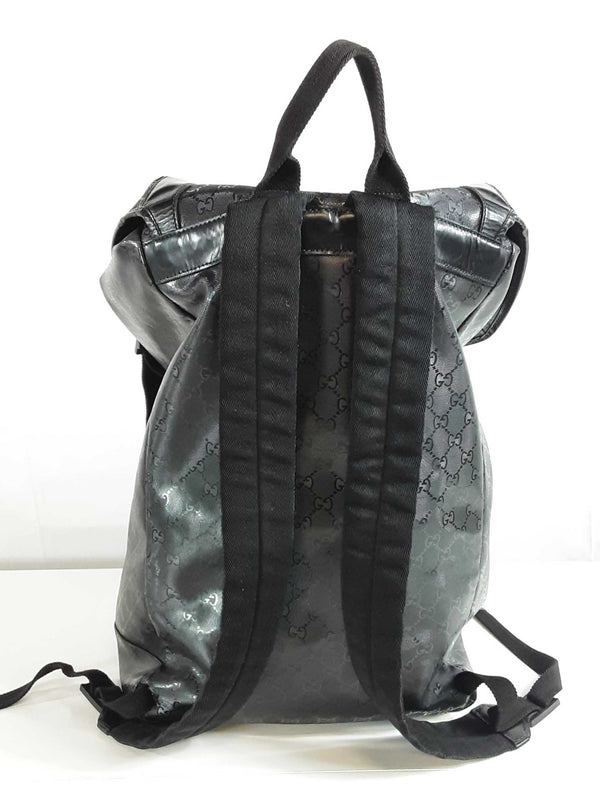 Gucci Gg Imprime Monogrammed Coated Canvas Backpack Sd0925rcrde