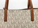 Michael Kors Hayley Large Convertible Tote Bag In Vanilla Fw0924pxsa