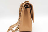 Chanel Quilted Caviar Leather Double Flap Shoulder Bag Eb0226woxzde