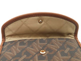 Michael Kors Brown Logo Coated Canvas Flat Pouch Do0926orde