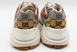 Gucci Monogram Multicolor Canvas Rhyton Sneakers Gucci Size 8 Eb0626lxzde