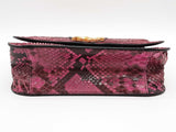 Versace Purple Snakeskin Virtus Shoulder Bag Sd0626pzxde