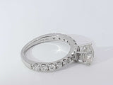1.34 Cttw Diamond 14k White Gold Ring 2.9 Grams Size 5 Aa0525loxzsa