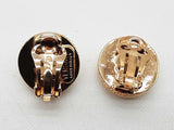 Versace Crystal Logo Clip On Stud Earrings Do0924ixde