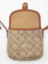 Dooney & Bourke Monogram Canvas Mini Crossbody Bag Fw0926lzdu