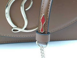Christian Louboutin Loubi54 Brown Leather Crossbody Clutch Eb1026wrxsa