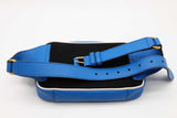 Gucci Gg Canvas & Blue & White Leather "I Feel Gucci" Belt Bag Eb0126pxzde