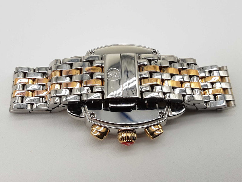 Michele 34mm Ascalon Chronograph Two-tone Steel Quartz Watch Do0625rxzde