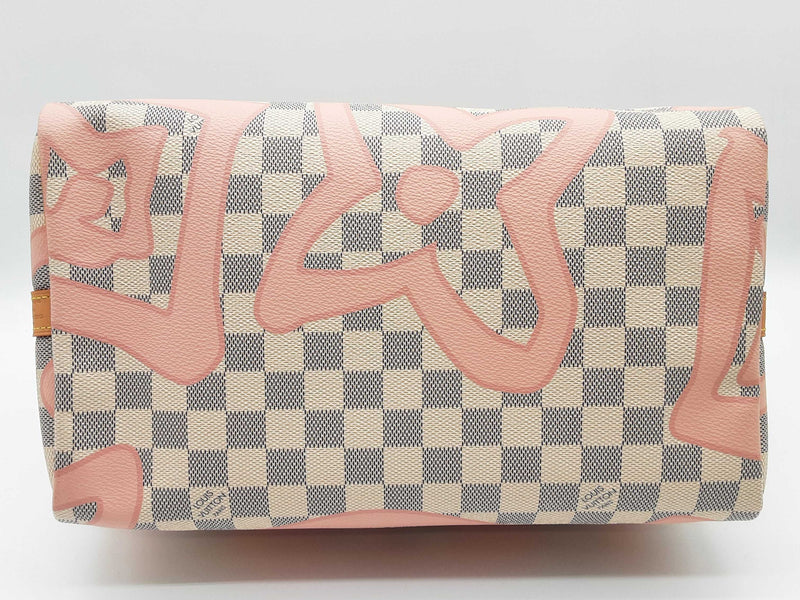 Louis Vuitton 30 Bandouliere Speedy Damier Azur Tahitienne Handbag Do0325exzde