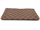 Louis Vuitton Pochette Brown Damier Ebene Coated Canvas Pouch Do0926oxzde