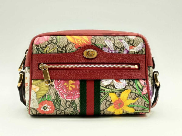 Gucci Ophidia Flora Gg Coated Canvas Shoulder Bag Fw1124wxzsa