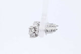 0.66cttw Diamond Stud Earrings In 18k White Gold 1 Gram Eb0726worde