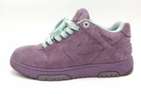 Off-white Out Of Office Purple Suede Sneakers Size 43 Eb1026lorsa