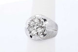 0.7cttw Diamond Ring In 10k White Gold 5.9 Grams Size 5.5 Eb0825pxzde
