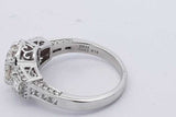 2.37cttw Diamond Ring In 18k White Gold 6.4 Grams Size 7.5 Eb0526rxxzsa