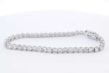 Approx. 12.32ctw Diamond Tennis Bracelet 14k White Gold 11.86g 7 In Eb0924ixxzsa