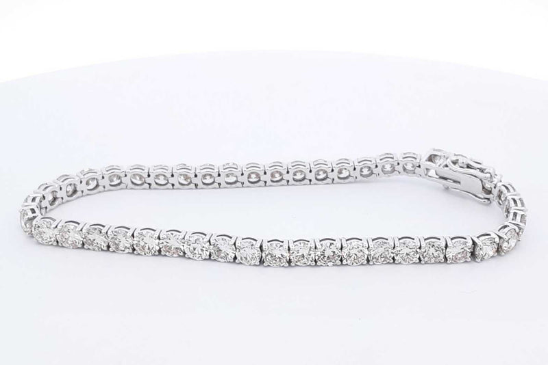 Approx. 12.32ctw Diamond Tennis Bracelet 14k White Gold 11.86g 7 In Eb0924ixxzsa