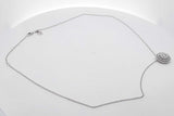 0.37cttw Effy Diamond Pendant Necklace 14k White Gold 3.9g 16-18 In Eb0526wwxsa